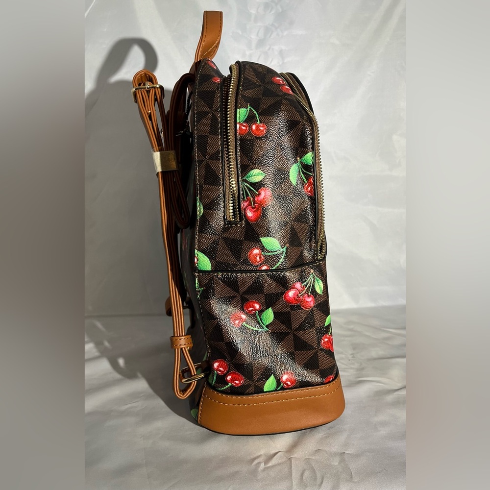 Nwt Brown Cherry Backpack Plus - image 5